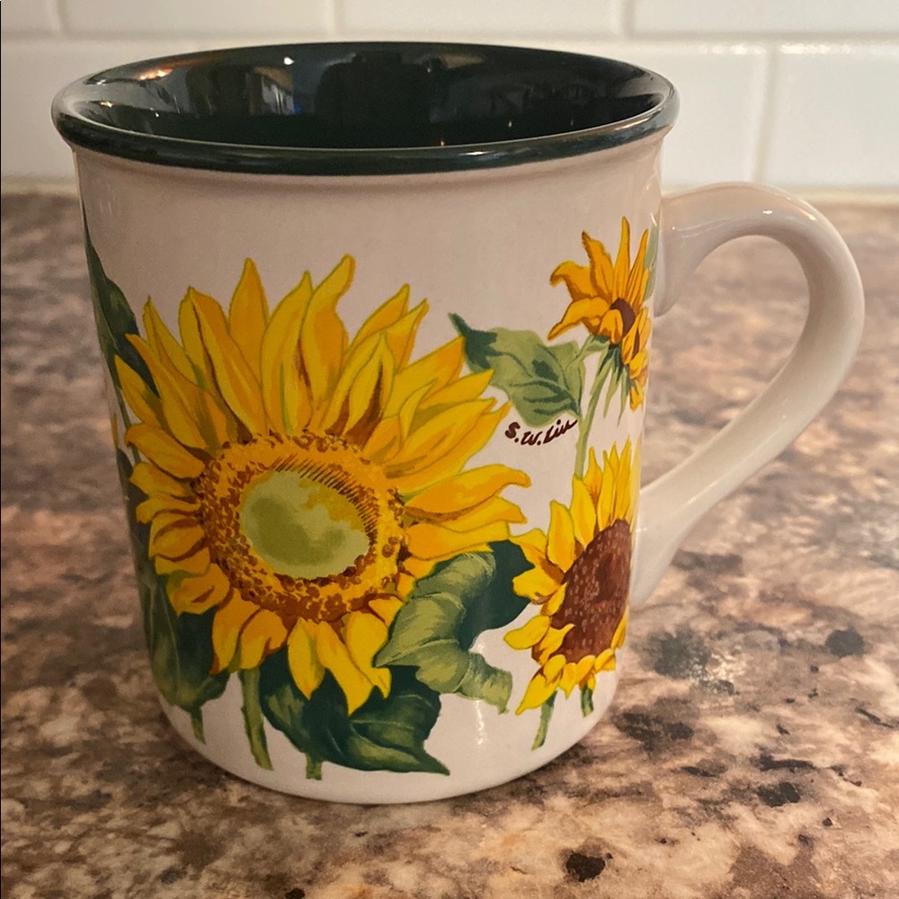 Potpourri Press Sunflowers Ceramic Mug